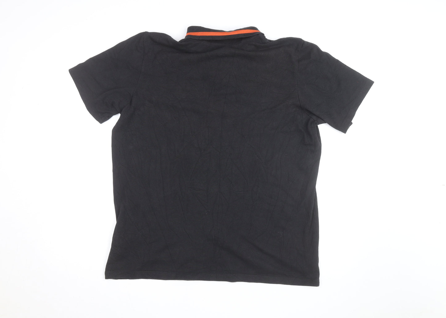 Adidas Men’s Black Euro 2020 Polo Shirt XL Short Sleeve Cotton