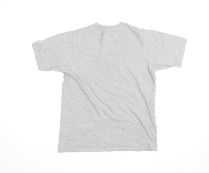 Dickies Men's Grey XS Logo Cotton Crew Neck Short Sleeve T-Shirt
