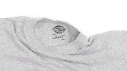 Dickies Men's Grey XS Logo Cotton Crew Neck Short Sleeve T-Shirt