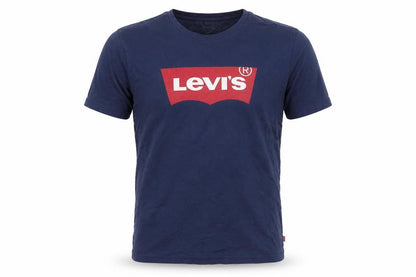 Levi's Men's Blue Graphic Logo Crew Neck T-Shirt Size M
