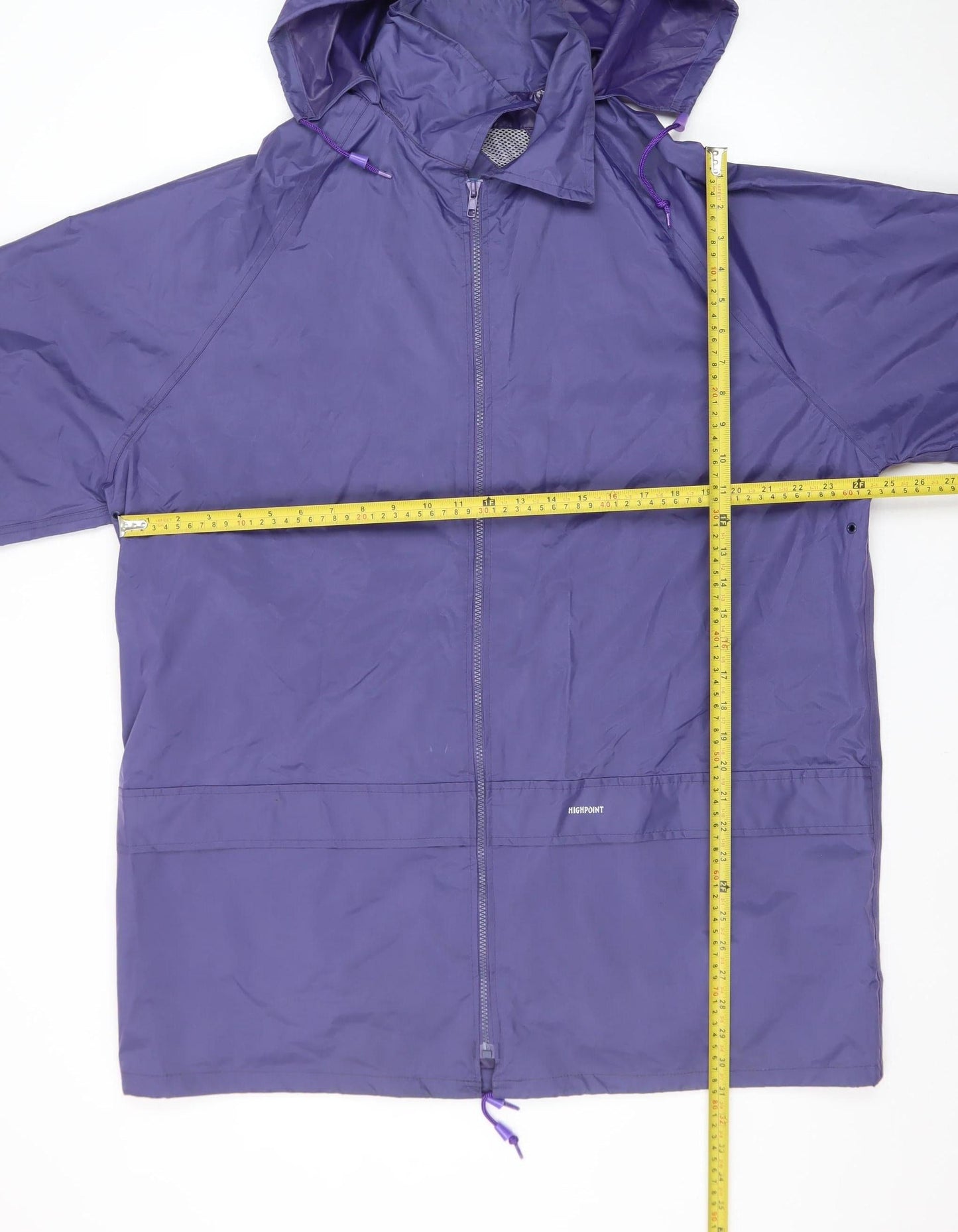 High Point Women’s Purple XL Waterproof Hooded Rain Coat