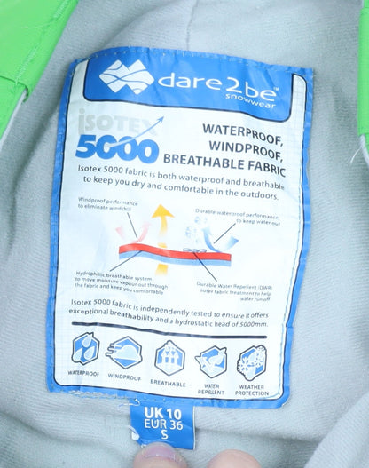 Dare 2B Women’s Green Waterproof Snow Pants Size 10 Regular Fit
