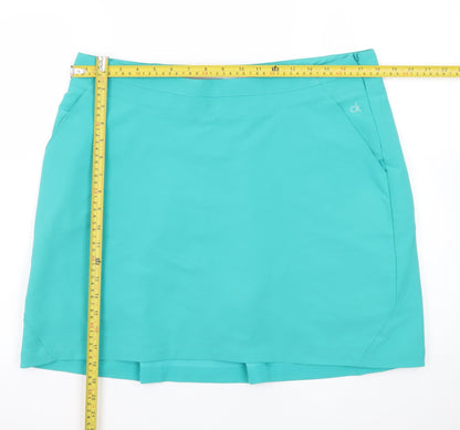 Calvin Klein Golf Womens Blue Skort Size 16 Stretch Classic Fit