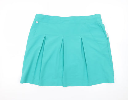 Calvin Klein Golf Womens Blue Skort Size 16 Stretch Classic Fit