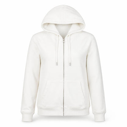 Marks & Spencer Women’s Ivory Full Zip Hoodie Size 8
