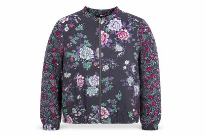 Marks & Spencer Women’s Multicoloured Floral Bomber Jacket UK 10