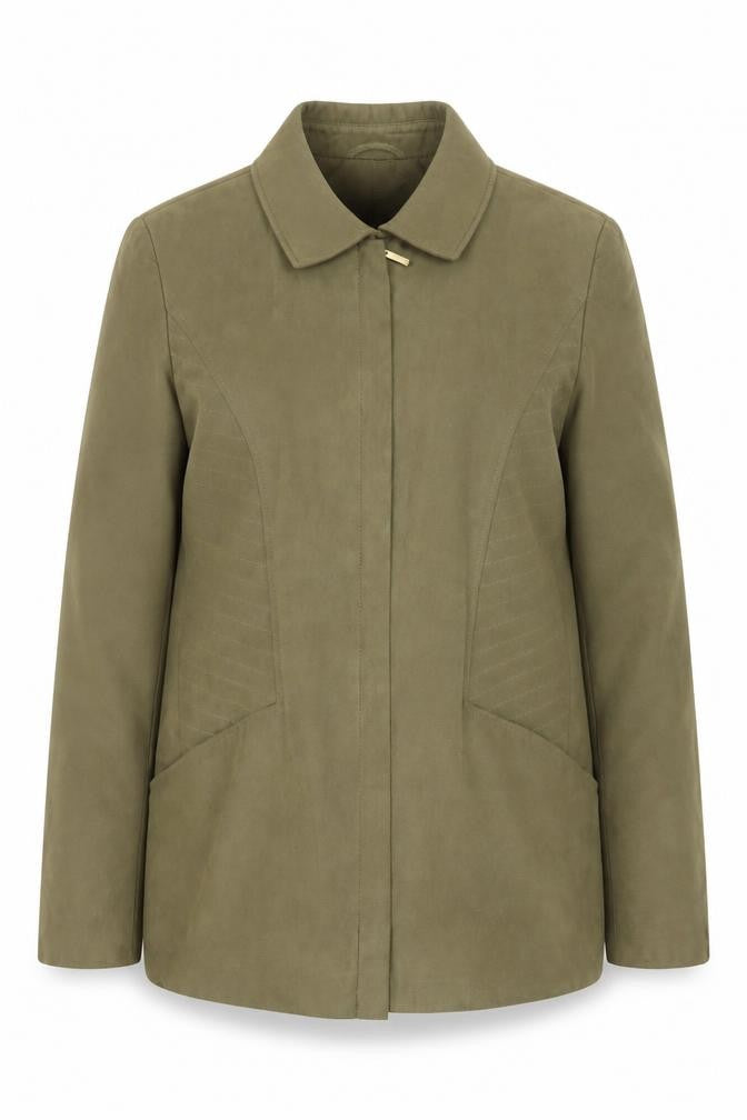 Gelco Womens Green Size 10 Mid-Length Lined Polyester Jacket