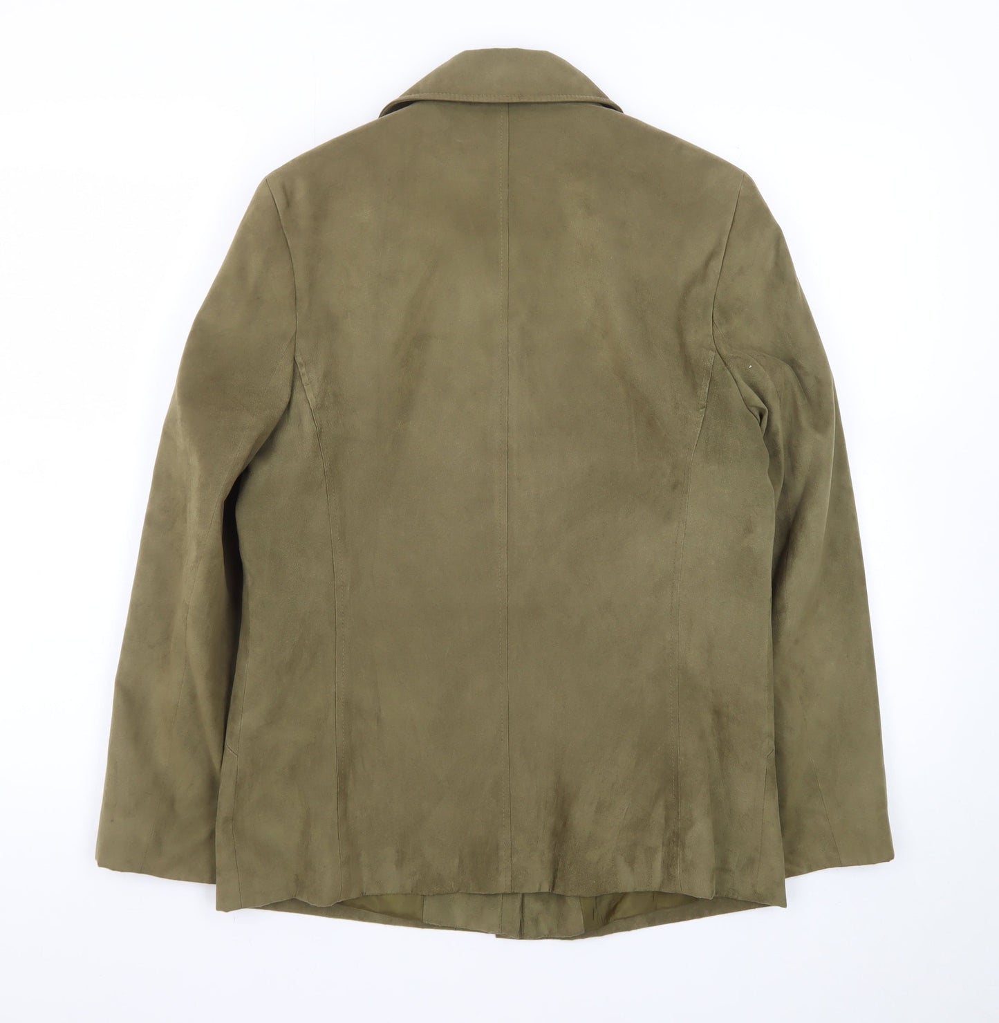 Gelco Womens Green Size 10 Mid-Length Lined Polyester Jacket