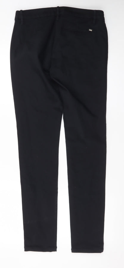 Tommy Hilfiger Women's Black Slim Fit Stretch Trousers Size 6