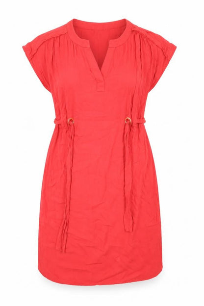 Séraphine Women Red Size 6 Sleeveless Knee Length Shift Dress