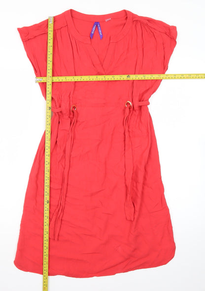 Séraphine Women Red Size 6 Sleeveless Knee Length Shift Dress