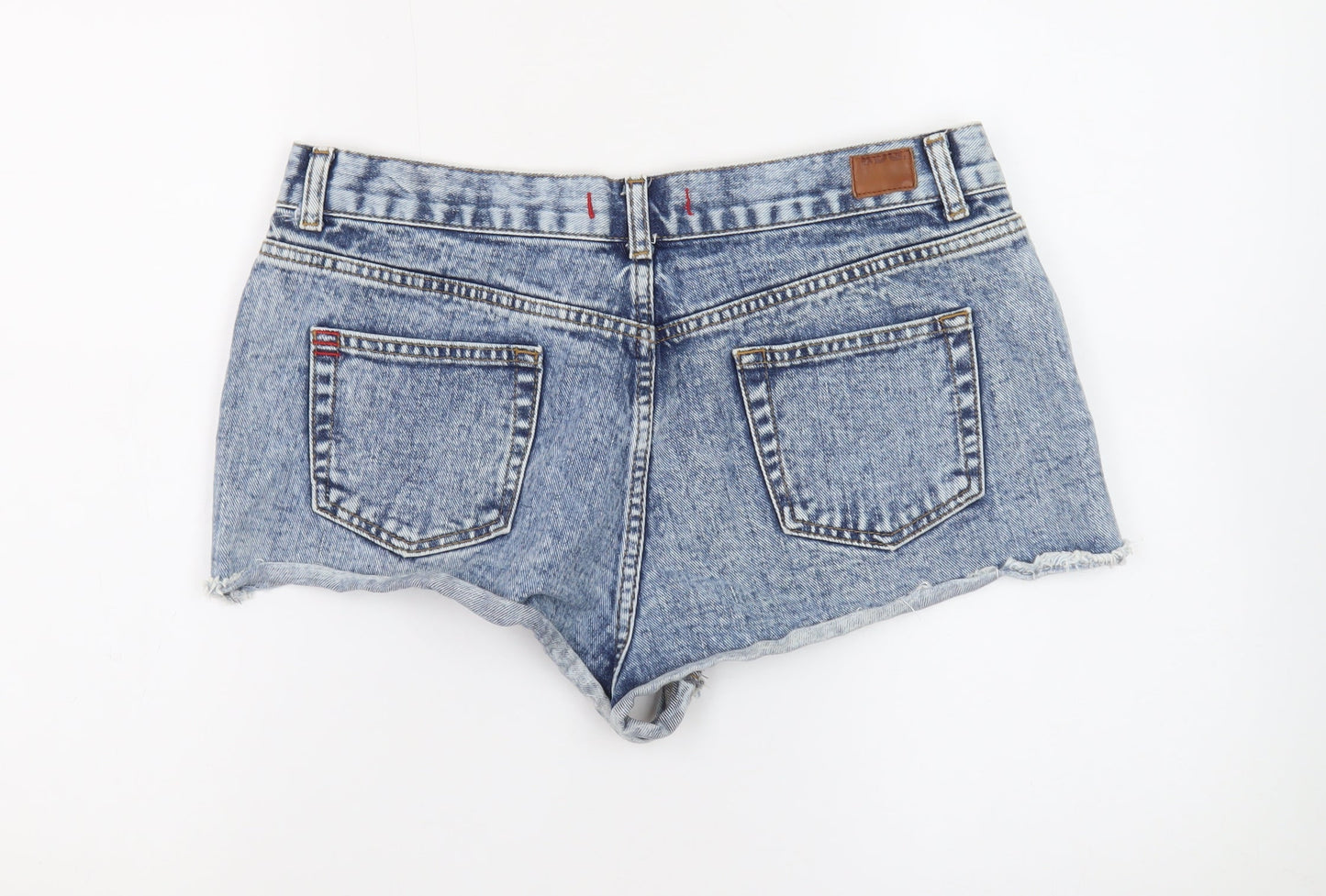 BDG Women Blue Cut-Off Denim Shorts Size 16