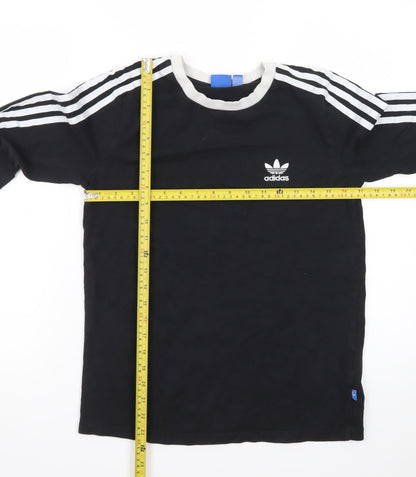 Adidas Women Black Long Sleeve Jersey Top Size 10 Casual Sportswear