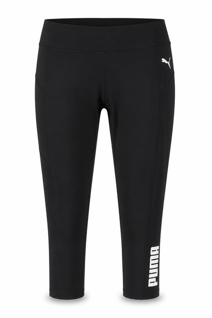 Puma Womens Black L Ankle Leggings Stretch Athleisure Gymwear