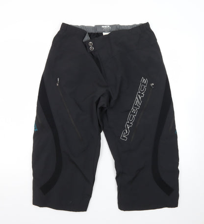 Race Face Men’s Black Biker Shorts Large Nylon Sportswear