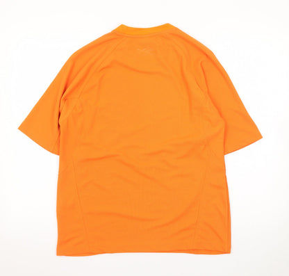 Regatta Men's Orange Polyester Crew Neck Quick Dry T-Shirt Size L