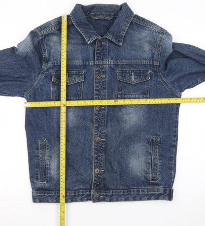 Livergy Women’s Blue Denim Cotton Jacket Size 22 Classic Style