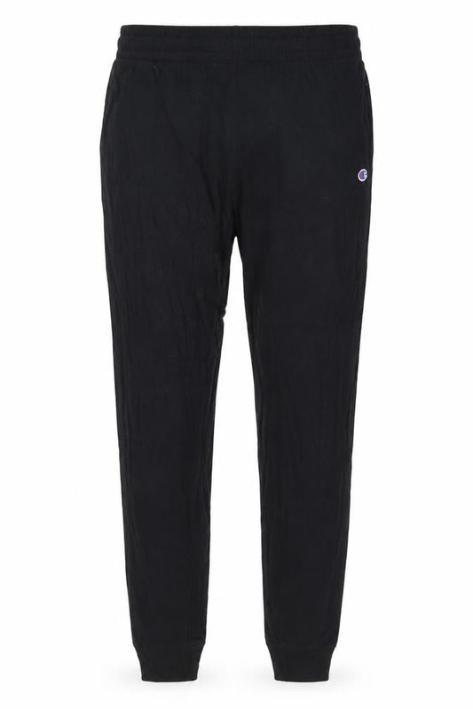Champion Men's Black 2XL Jogger Sweatpants with Logo and Pockets