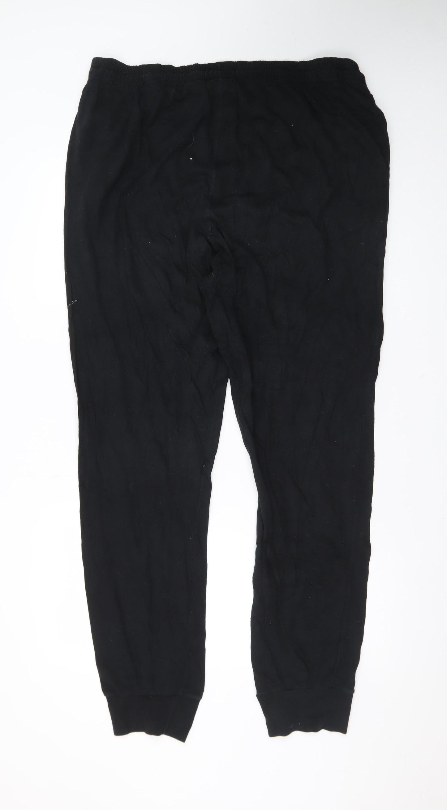 Champion Men's Black 2XL Jogger Sweatpants with Logo and Pockets