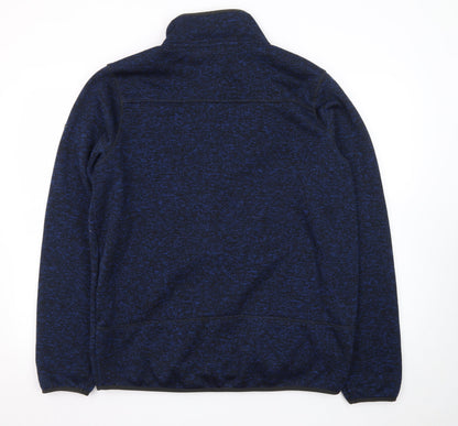 Trespass Mens Blue XL Full Zip Fleece Jacket Outdoor Casual