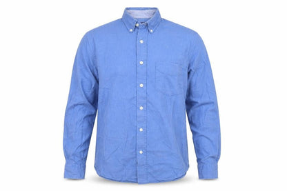 Charles Wilson Men's Blue Medium Oxford Button-Down Shirt