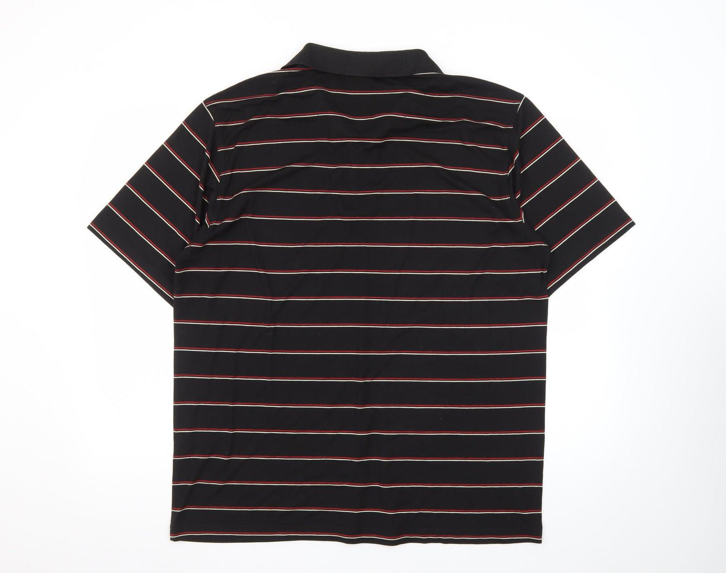Paul & Shark Men's Black Striped 100% Cotton Polo Shirt XXL