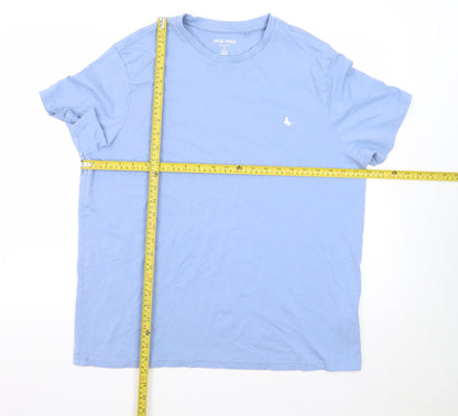 Jack Wills Men's Blue Classic Fit Crew Neck Cotton T-Shirt XL