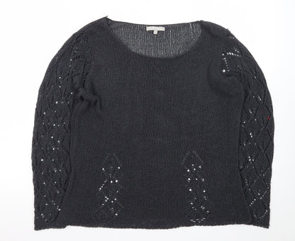 Per Una Women’s Navy Open-Knit Jumper Size 16 Marks & Spencer