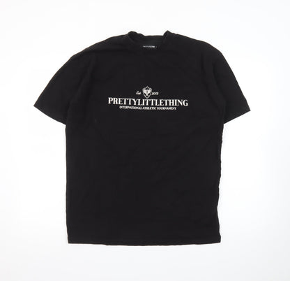 PrettyLittleThing Women’s Black XS Basic Cotton T-Shirt