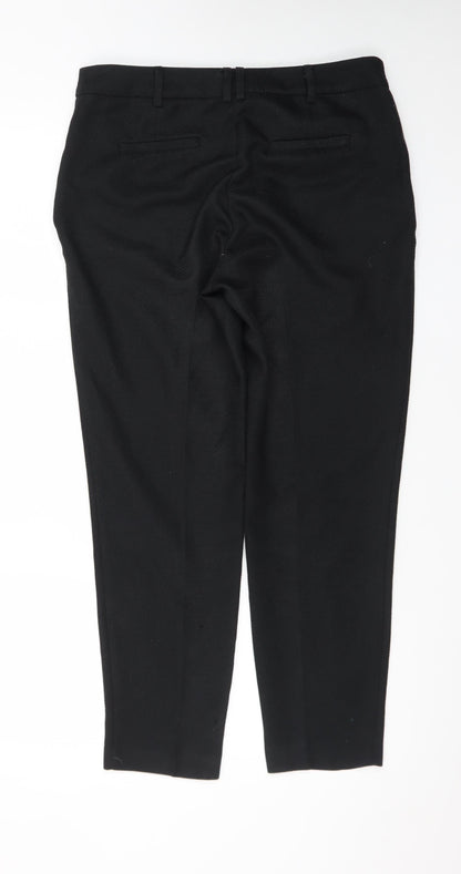 Dorothy Perkins Womens Black Slim Tapered Trousers Size 10