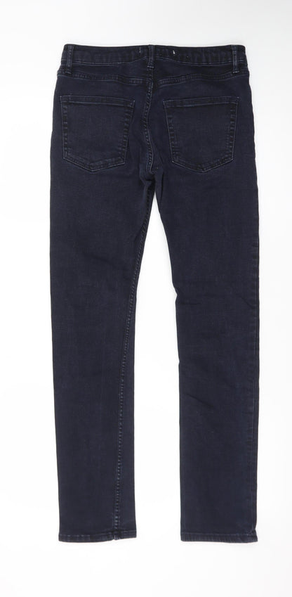 Topman Men's Dark Blue Slim Fit Denim Jeans Size 30R