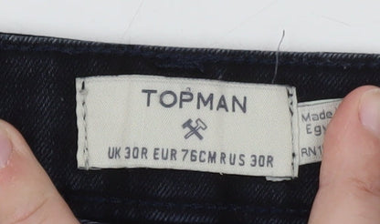 Topman Men's Dark Blue Slim Fit Denim Jeans Size 30R