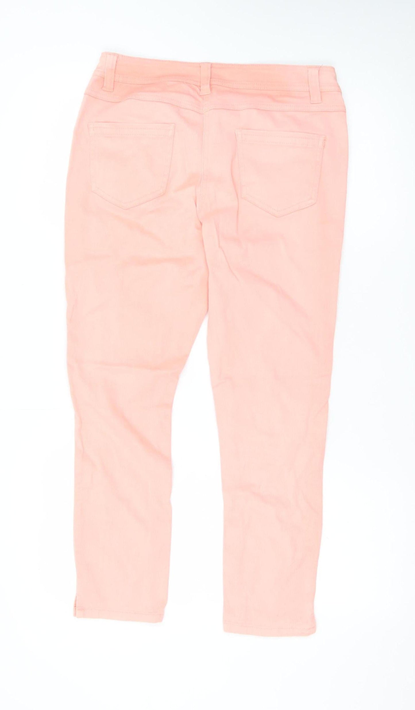 George Women's Pink Skinny Jeans Size 12 Stretch Cotton