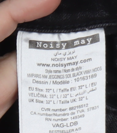 Noisy May Women's Black Slim Jegging Jeans Size 12