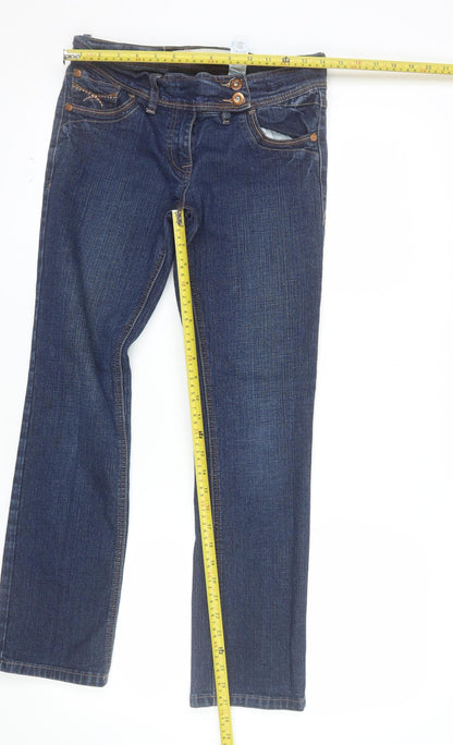 Next Women’s Petite Blue Slim Straight Jeans Size 10