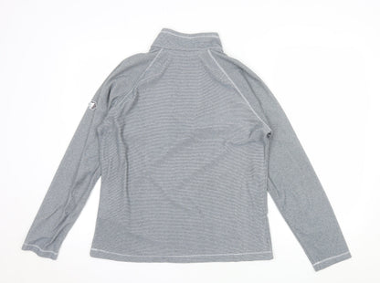 Regatta Women's Grey Half Zip Lightweight Pullover Sweatshirt UK 12