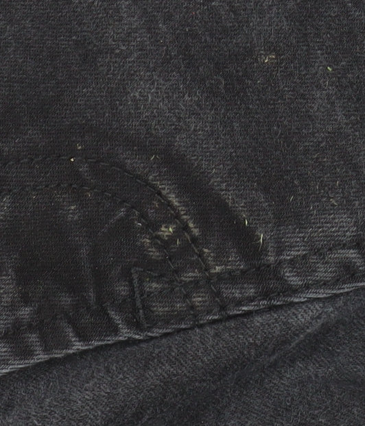 Next Mens Black Slim Fit 36L Jeans Straight Denim