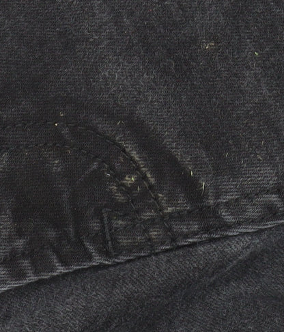 Next Mens Black Slim Fit 36L Jeans Straight Denim