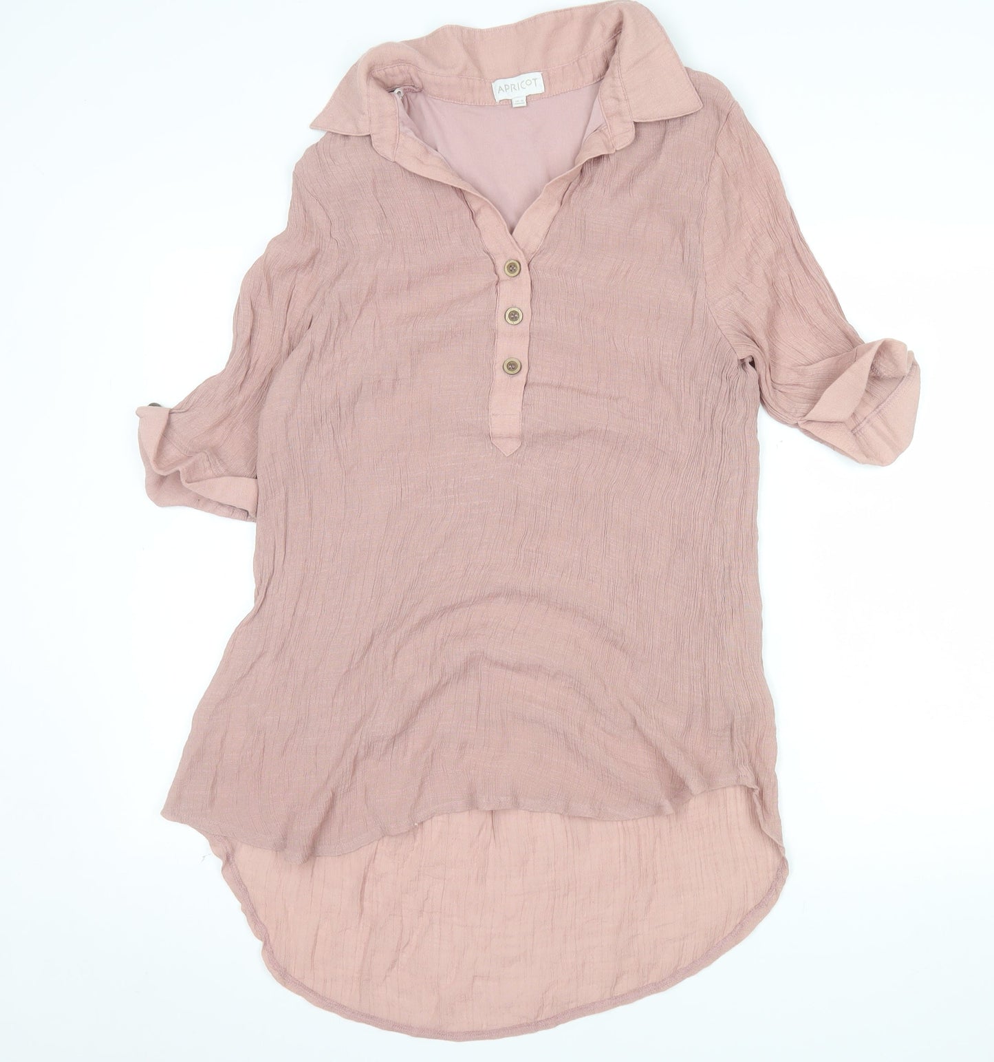 Apricot Women’s Pink Collared Tunic Blouse Size 14