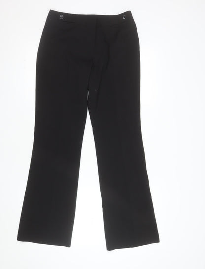 Dorothy Perkins Women’s Black Size 8 Straight Dress Pants Work Trousers