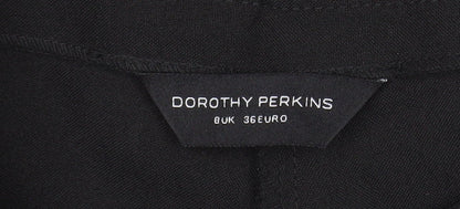Dorothy Perkins Women’s Black Size 8 Straight Dress Pants Work Trousers