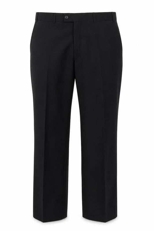 Burton Men's Black 40R Regular Fit Dress Trousers