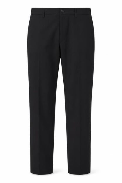 Marks and Spencer Men's Black Regular Fit Dress Pants 34W 33L