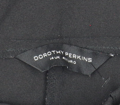 Dorothy Perkins Women’s Black Size 14 Classic Straight Dress Trousers