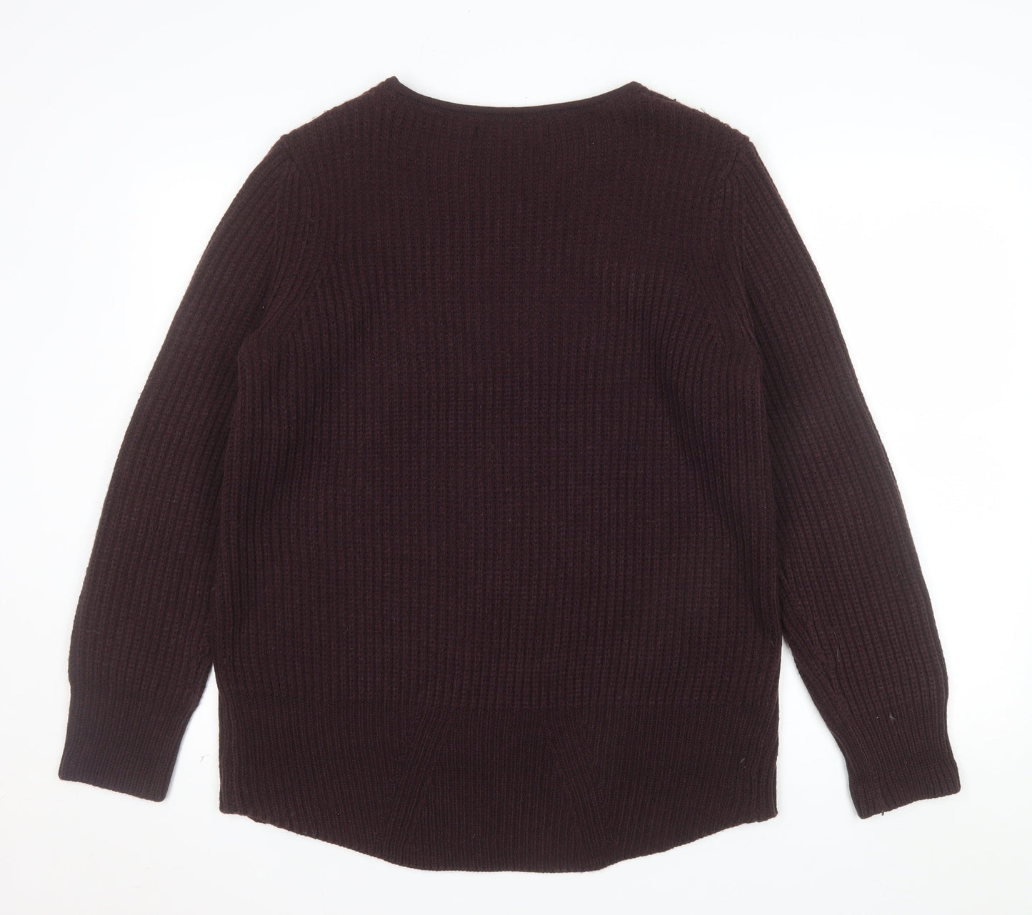 Principles by Ben de Lisi Women’s Brown Cable Knit Pullover Jumper Size 18