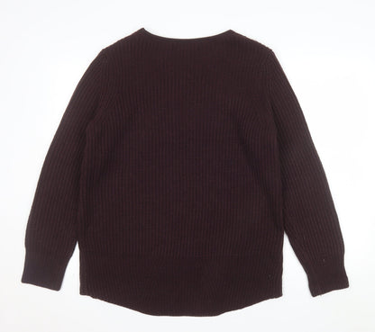 Principles by Ben de Lisi Women’s Brown Cable Knit Pullover Jumper Size 18
