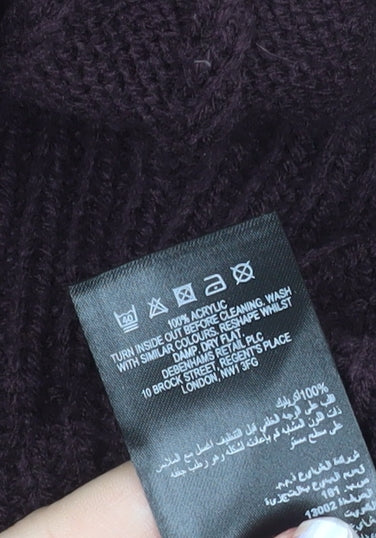 Principles by Ben de Lisi Women’s Brown Cable Knit Pullover Jumper Size 18