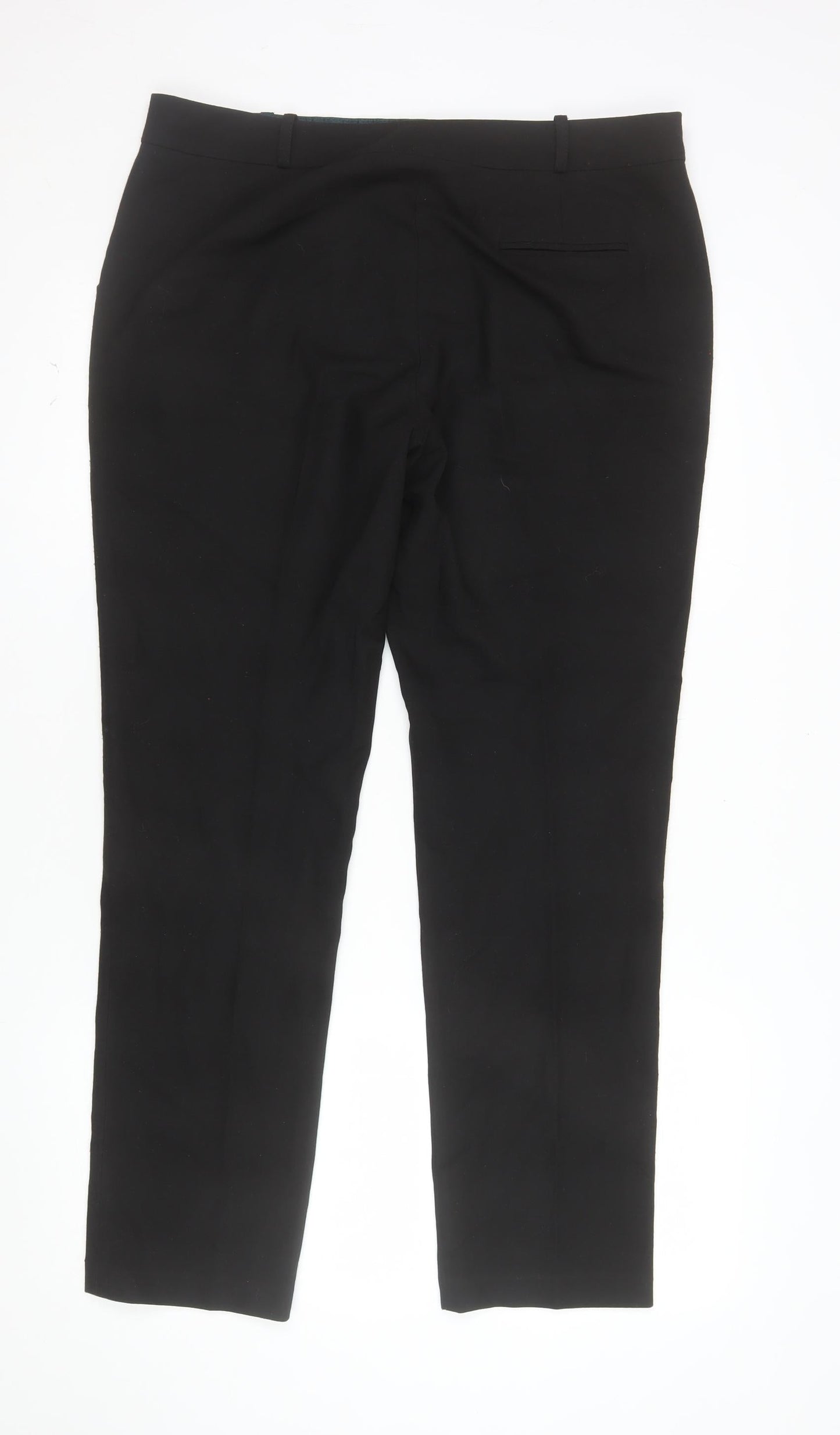 Next Women's Black Size 14 Regular Stretch Dress Pants