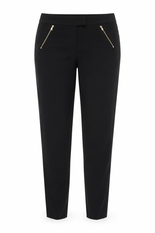 New Look Womens Black Size 12 Skinny Zip Pocket Trousers
