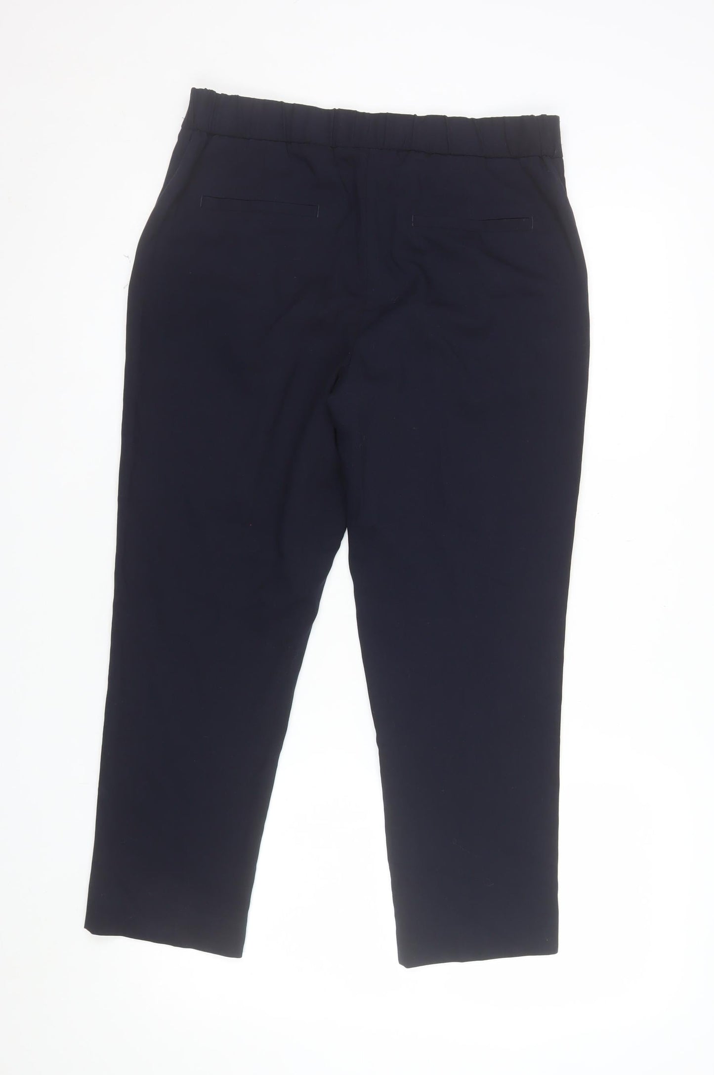 Next Petite Women's Navy Blue Size 12 Straight Leg Trousers
